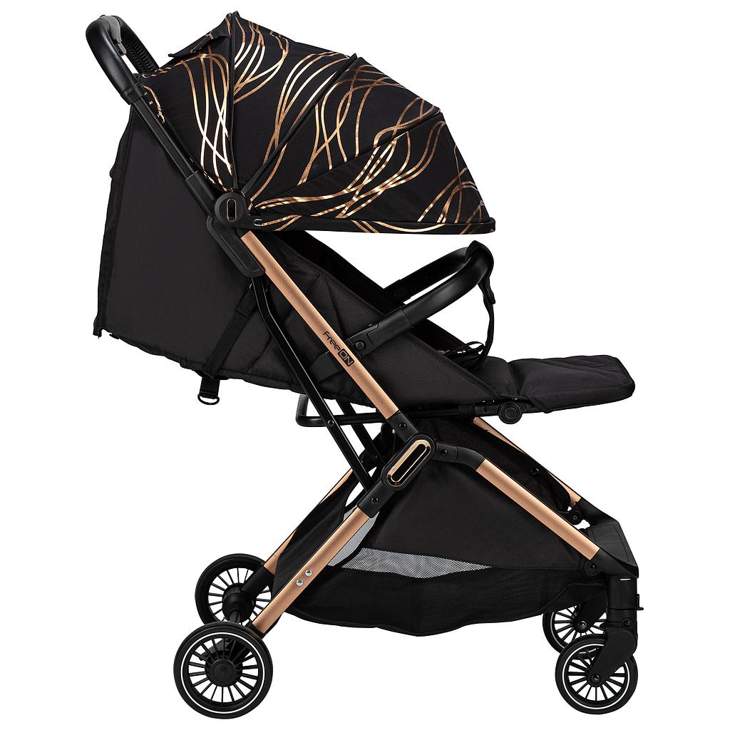 FREEON POUSSETTE UNIQUE 0-15 KG BLACK &amp; GOLD
