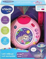 VTECH LUMI VEILLEUSE NUIT ENCHANTEE ROSE