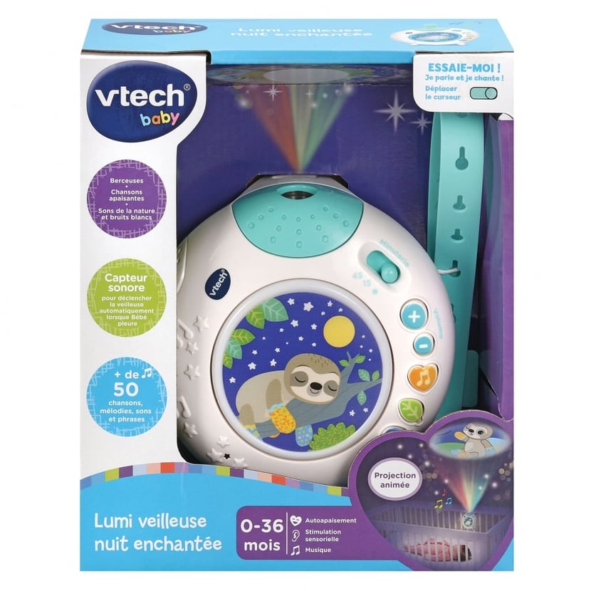 VTECH LUMI VEILLEUSE NUIT ENCHANTEE VERT