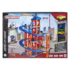 MAJORETTE MOTOR LIFT CENTER +5 CARS
