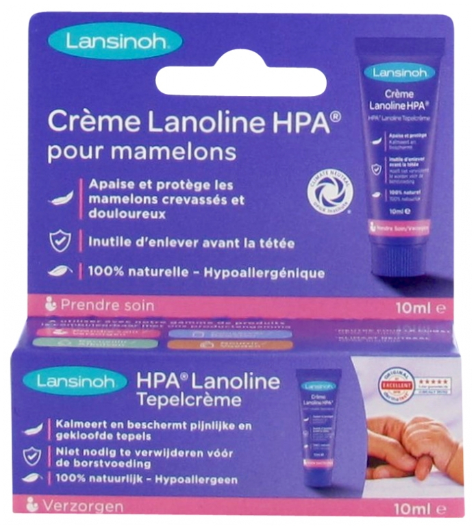 LANSINOH CREME LANOLINE HPA POUR MAMELONS 10ML