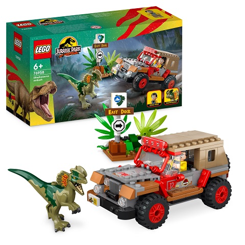 LEGO JURASSIC PARK DILOPHOSAURUS AMBUSH