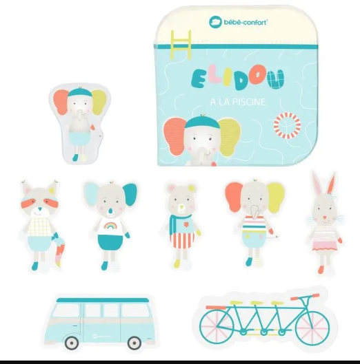 BEBE CONFORT MON COFFRET DE BAIN ELIDOU ÉLÉPHANT  8PCS