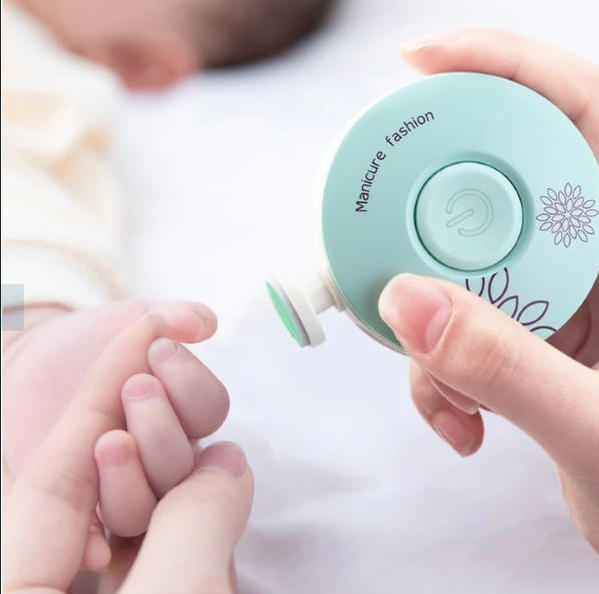 PETIT BOUT'CHOU LIME A ONGLE ELECTRIQUE POUR BEBE BLEU