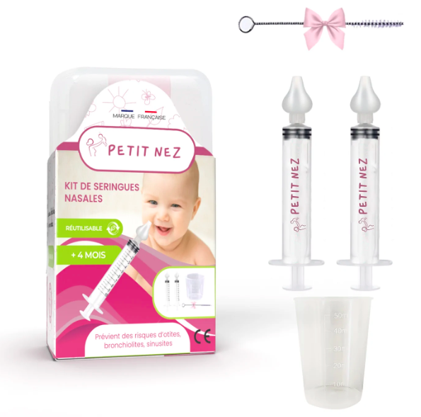 PETIT NEZ KIT DE SERINGUES NASALES 4M+