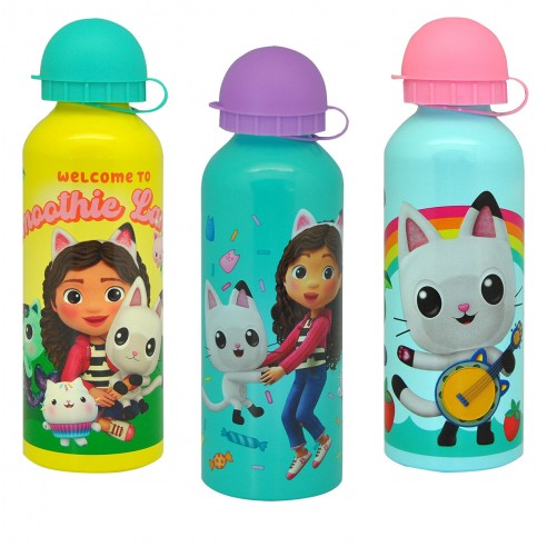 KIDS BOUTEILLE D'EAU EN ALUMINIUM 500 ML GABBY