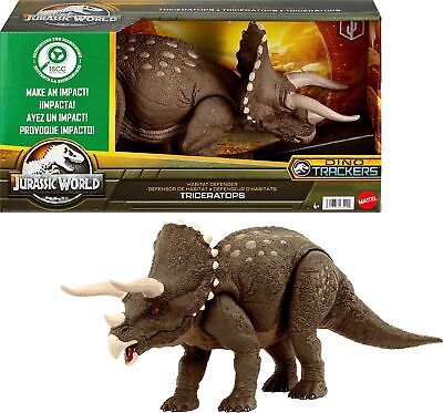 MATTEL JURASSIC WORLD DINO TRACKERS TRICERATOPS