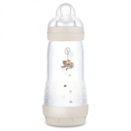 MAM BIBERON EN PLASTIQUE 320 ML ANTI-COLIQUE 4M+ SABLE