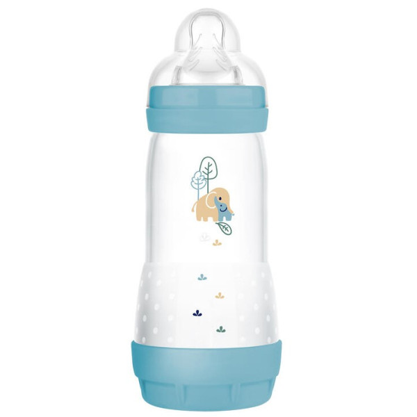 MAM BIBERON EN PLASTIQUE 320 ML EASY START ANTI-COLIQUE 4M+ OCÉAN