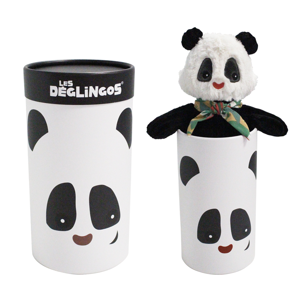 LES DEGLINGOS PELUCHE GRAND SIMPLY ROTOTOS LE PANDA EN BOITE