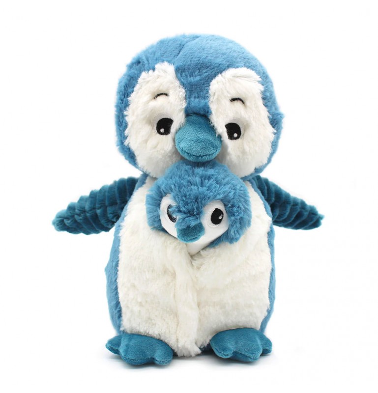 LES DEGLINGOS IGLOU LE PINGOUIN MAMAN &amp; BEBE BLEU