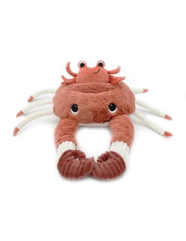 LES DEGLINGOS CASSECOU LE CRABE MAMAN &amp; BEBE TERRACOTTA