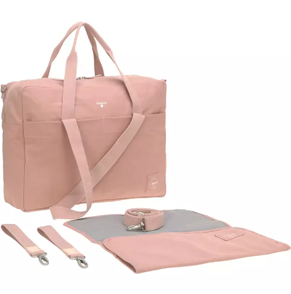 LASSIG SAC A LANGER GREEN LABEL COTON ESSENTIAL BAG ROSE