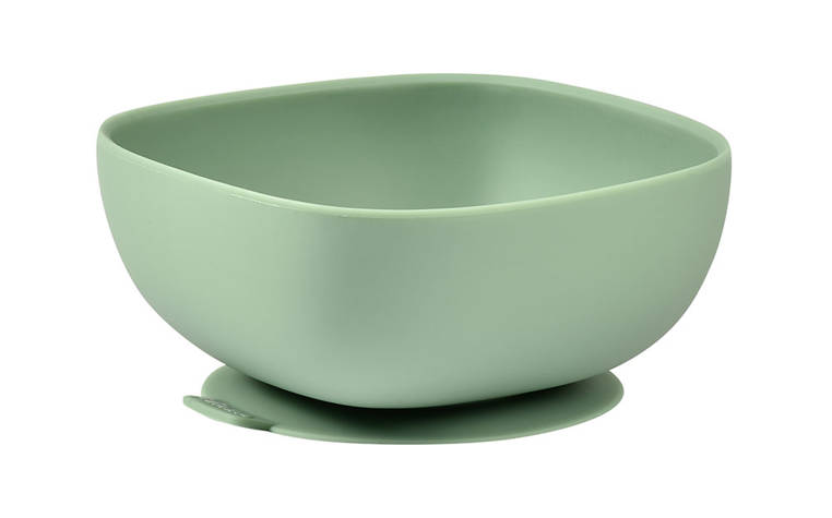 BEABA BOL SILICONE AVEC VENTOUSE VERT