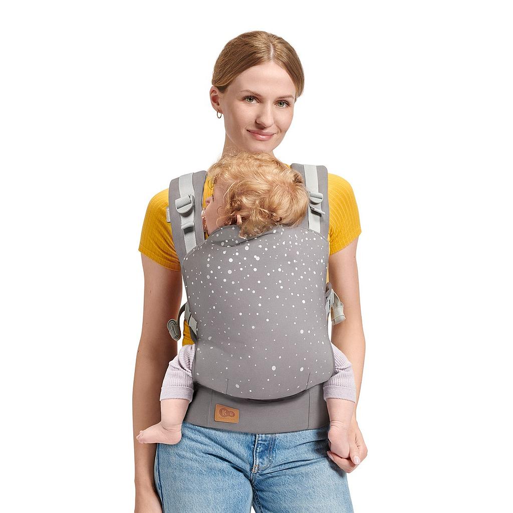 KINDERKRAFT PORTE BEBE NINO BABY CARRIER CONFETTI GREY