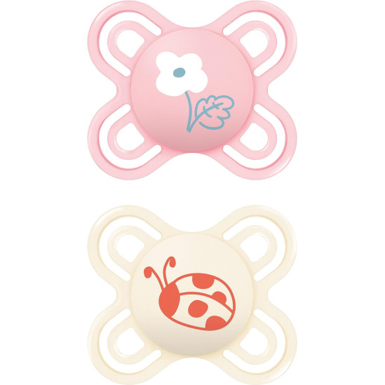 MAM 2 SUCETTES EN SILICONE PERFECT NAISSANCE 0-2M