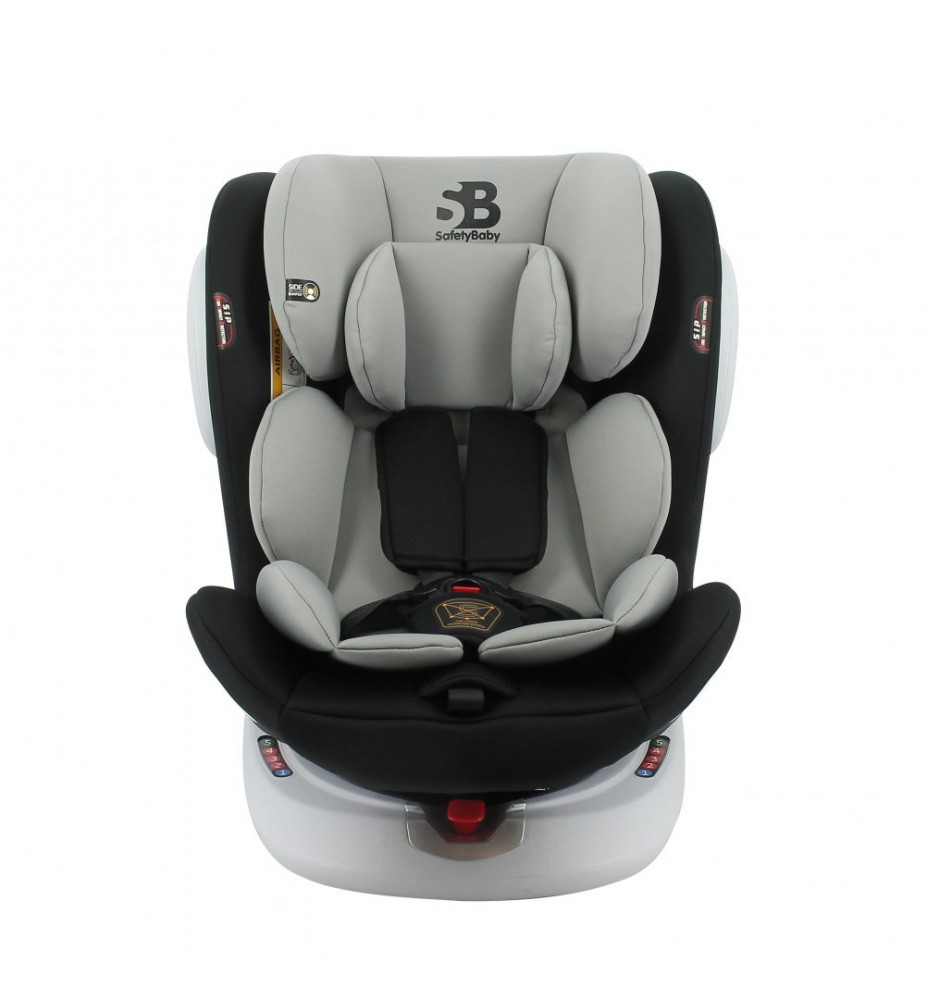 NANIA SIEGE AUTO ISOFIX SEATY 360° 0-36 KG NOIR-GRIS