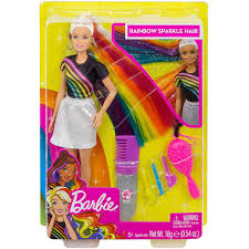 MATTEL BARBIE CHEVEUX ARC-EN-CIEL