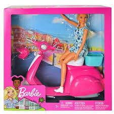 MATTEL BARBIE POUPEE + MOTO