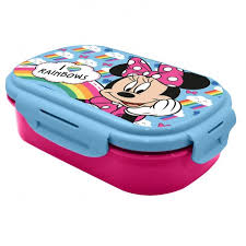 KIDS LICENSING BOITE A GOUTER +FOURCHETTE MINNIE
