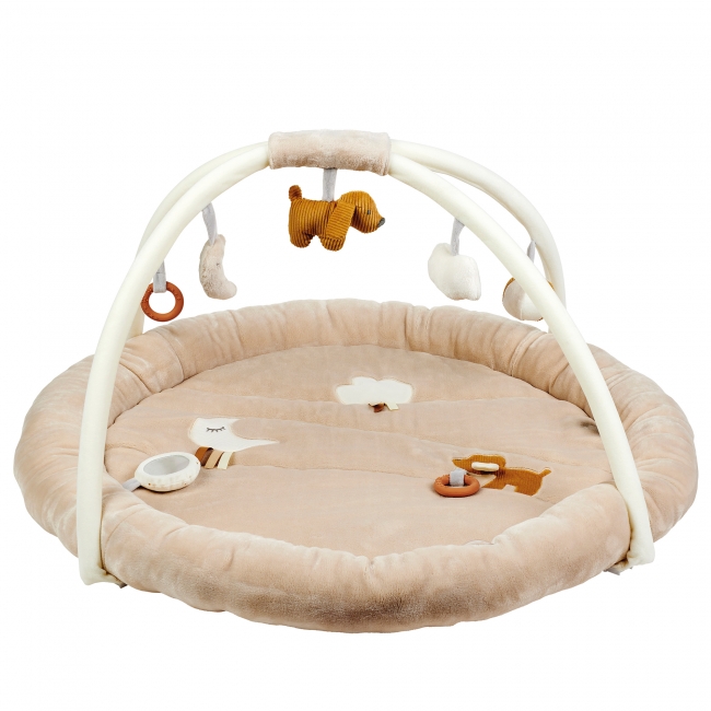 NATTOU TAPIS D'EVEIL ROND AVEC ARCHES  CHARLIE