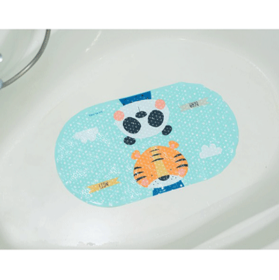 OLMITOS TAPIS ANTIDÉRAPANT POUR LE BAIN LION 39X69 CM