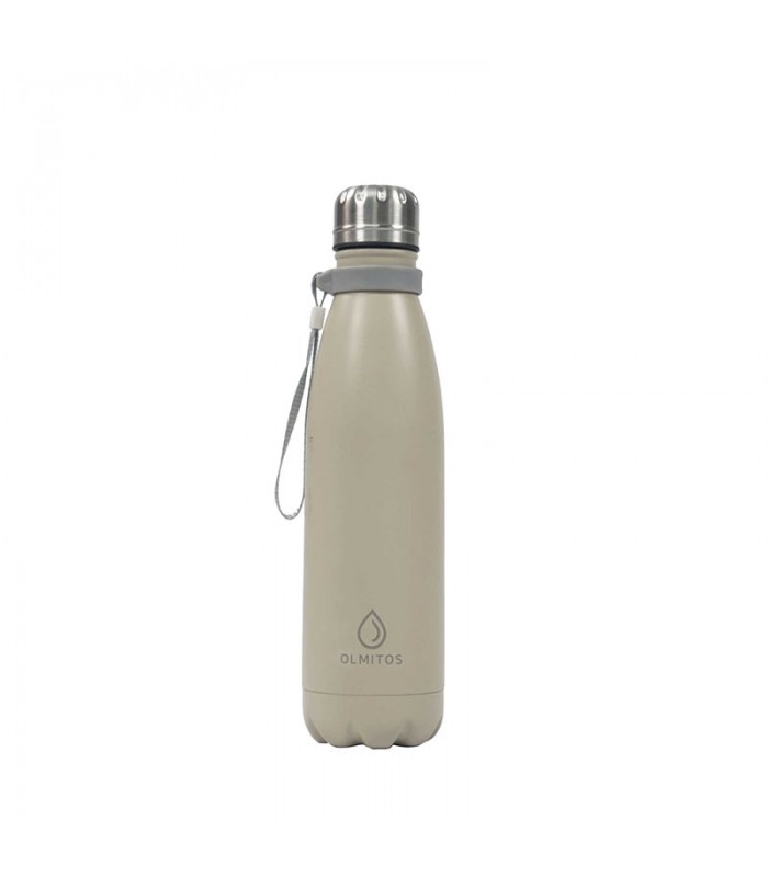 OLMITOS THERMOS BOUTEILLE ISOTHERME EN ACIER 500 ML BEIGE