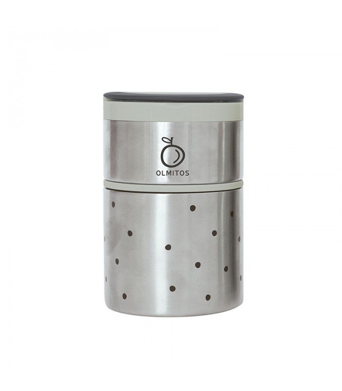 OLMITOS PORTE MANGER ISOTHERME 250+570 ML POINTS BIEGE