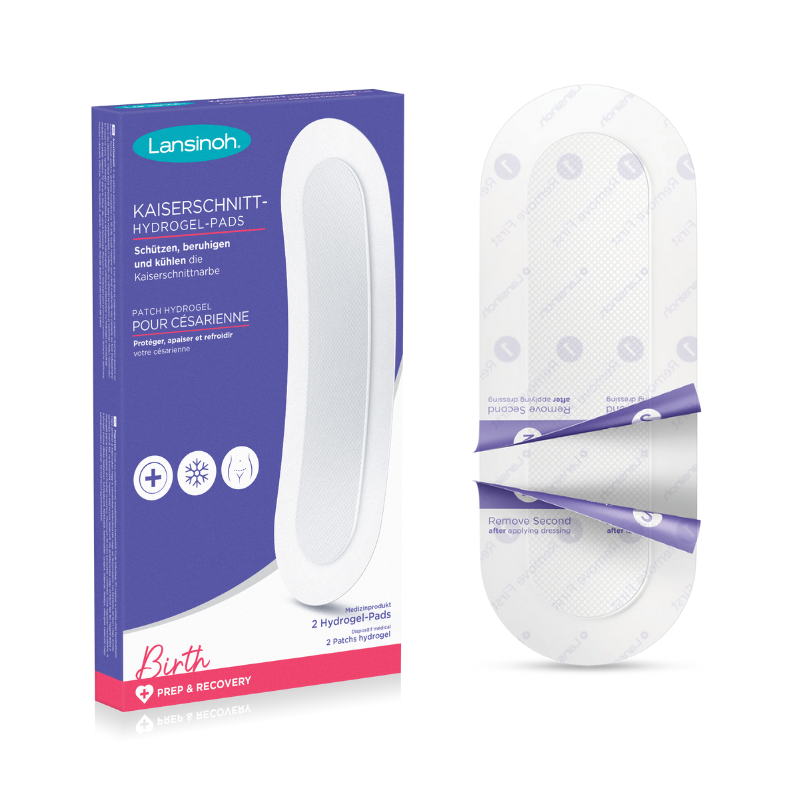 LANSINOH 2 PATCH HYDROGEL POUR CESARIENNE