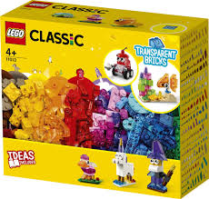 LEGO CLASSIC Briques transparentes créatives 500 PCS