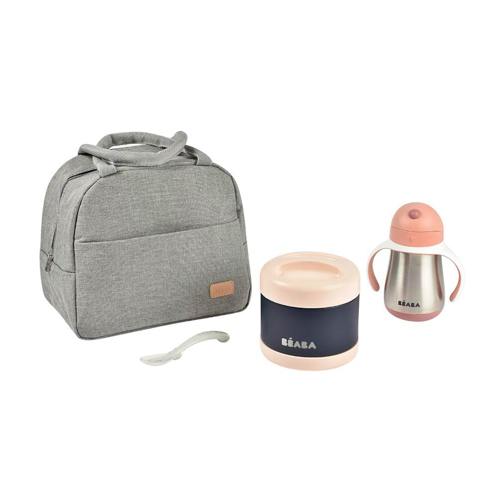 BEABA SET REPAS ON-THE-GO OLD PINK
