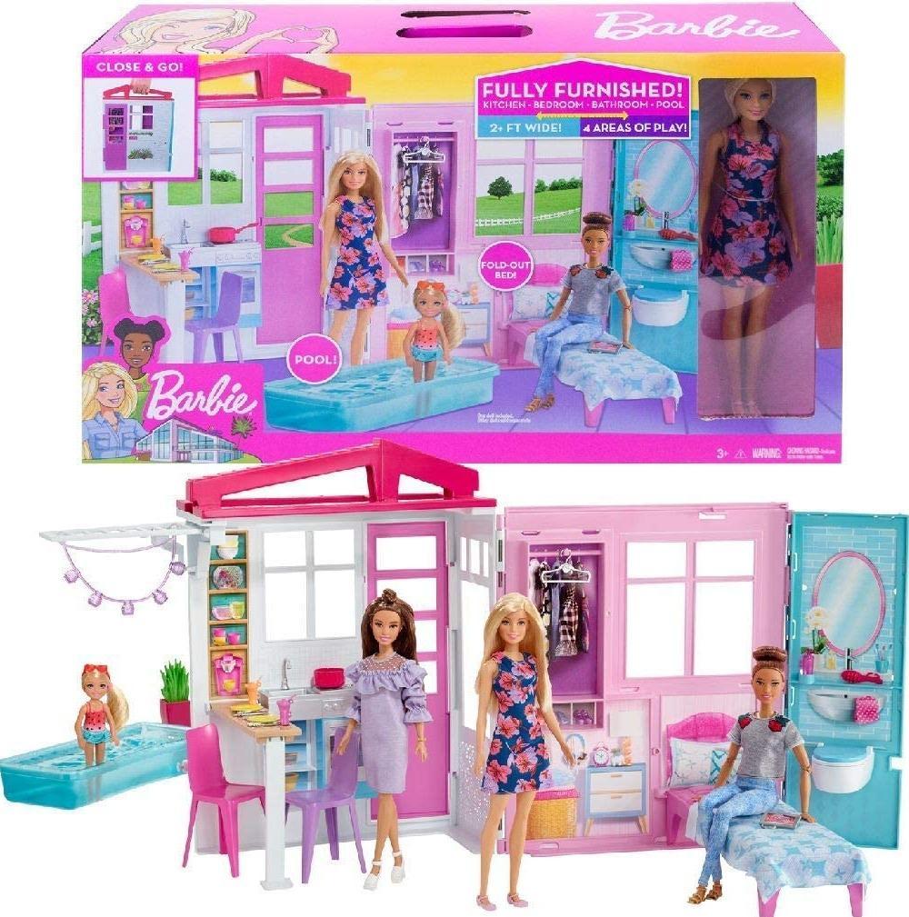 MATTEL BARBIE MAISON ENTIEREMENT MEUBLEE