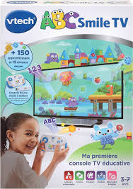 VTECH ABC SMILE TV MA PREMIERE CONSOLE TV EDUCATIVE BLEU