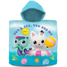KIDS LICENSING PONCHO DE BAIN GABBY