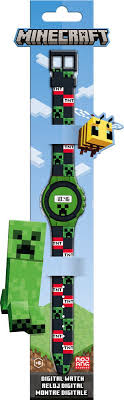 KIDS LICENSING DIGITAL WATCH MINECRAFT