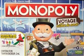 HASBRO MONOPOLY VOYAGE AUTOUR DU MONDE
