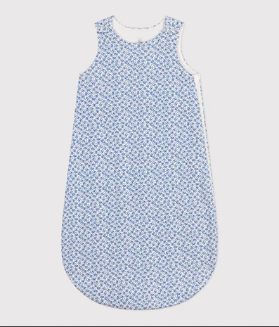 PETIT BATEAU GIGOTEUSE TOG 0 0-6 MOIS FLEURS BLEU