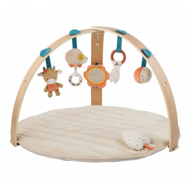 NATTOU Tapis d'éveil avec arches en bois (MILA, ZOË &amp; LANA)