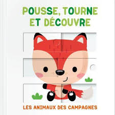 TAM TAM POUSSE, TOURNE ET DECOUVRE LES ANIMAUX DES CAMPAGNES