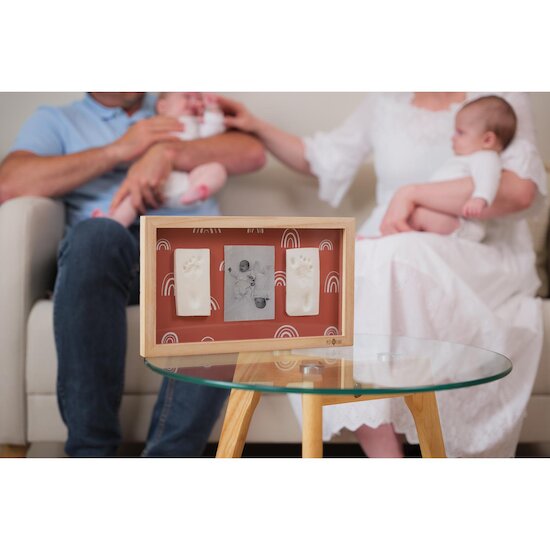 PETIT ARTICHAUT Cadre 2 Empreintes - Rainbow Terracotta