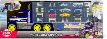 DICKIE TOYS POLICE TRUCK CARRY CASE