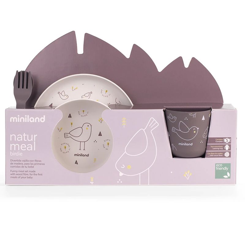 MINILAND Coffret repas 5 pcs  bio NATURMEAL CHICK