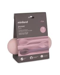 MINILAND Set de 3 couverts Avec boite BLUSH