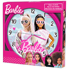 KIDS LICENSING HORLOGE MURALE BARBIE