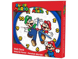 KIDS LICENSING HORLOGE MURALE SUPER MARIO