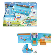 BLUEY SET DE JEU MODULABLE AVION 3 EN 1