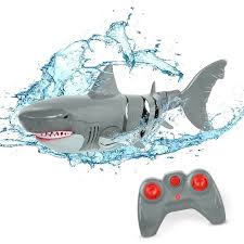 BATTAT GRAND REQUIN BLANC TELECOMMANDE