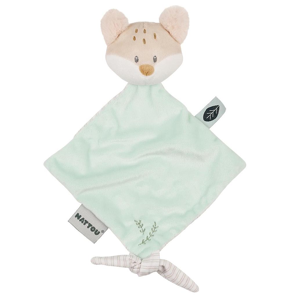 NATTOU Mini-doudou renard Flo (FLO, OLI &amp; ERNEST)