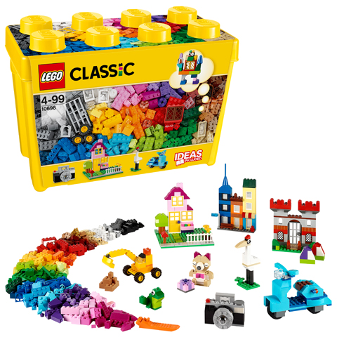 LEGO CLASSIC LARGE CREATIVE BRICK BOX 10698 790 PIECES