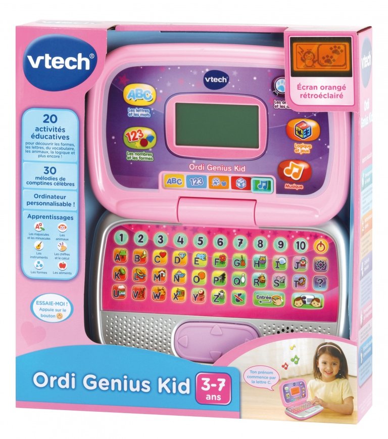VTECH ORDI GENIUS KID ROSE